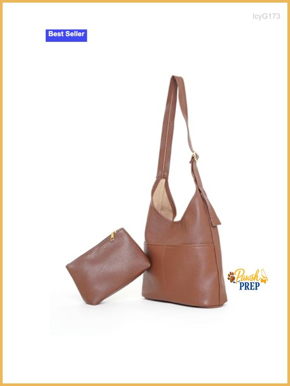 Slouchy Hobo Bag Women PU Leather Large Tote Crossbody Shoulder Handbag with